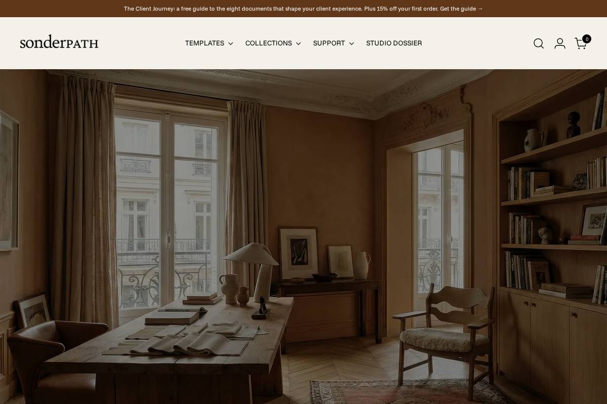 sonderpathstudio.com homepage screenshot