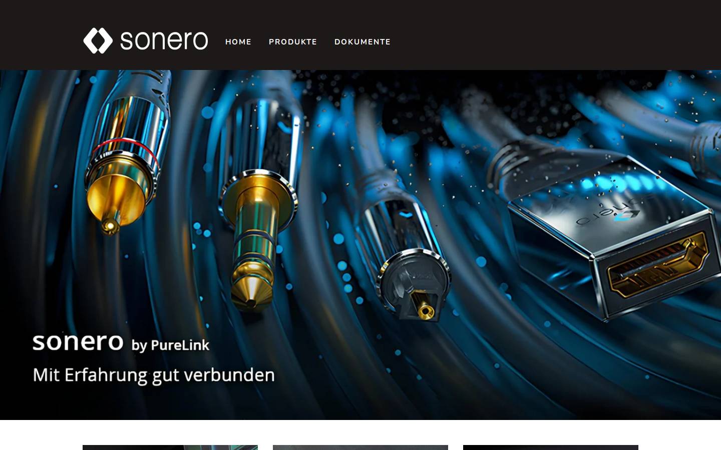 sonero.de homepage screenshot