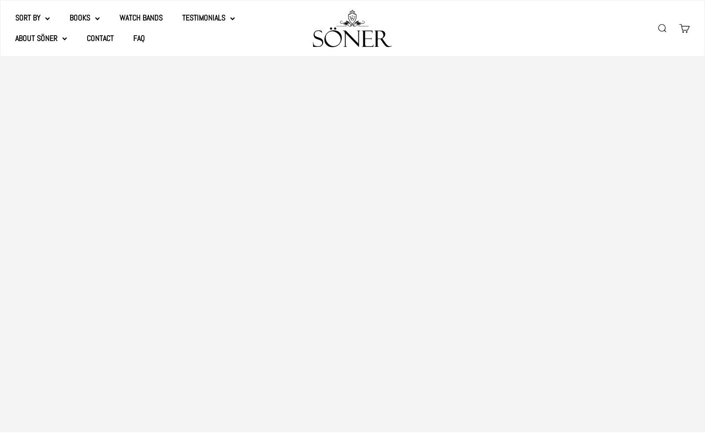 sonerwatches.com homepage screenshot