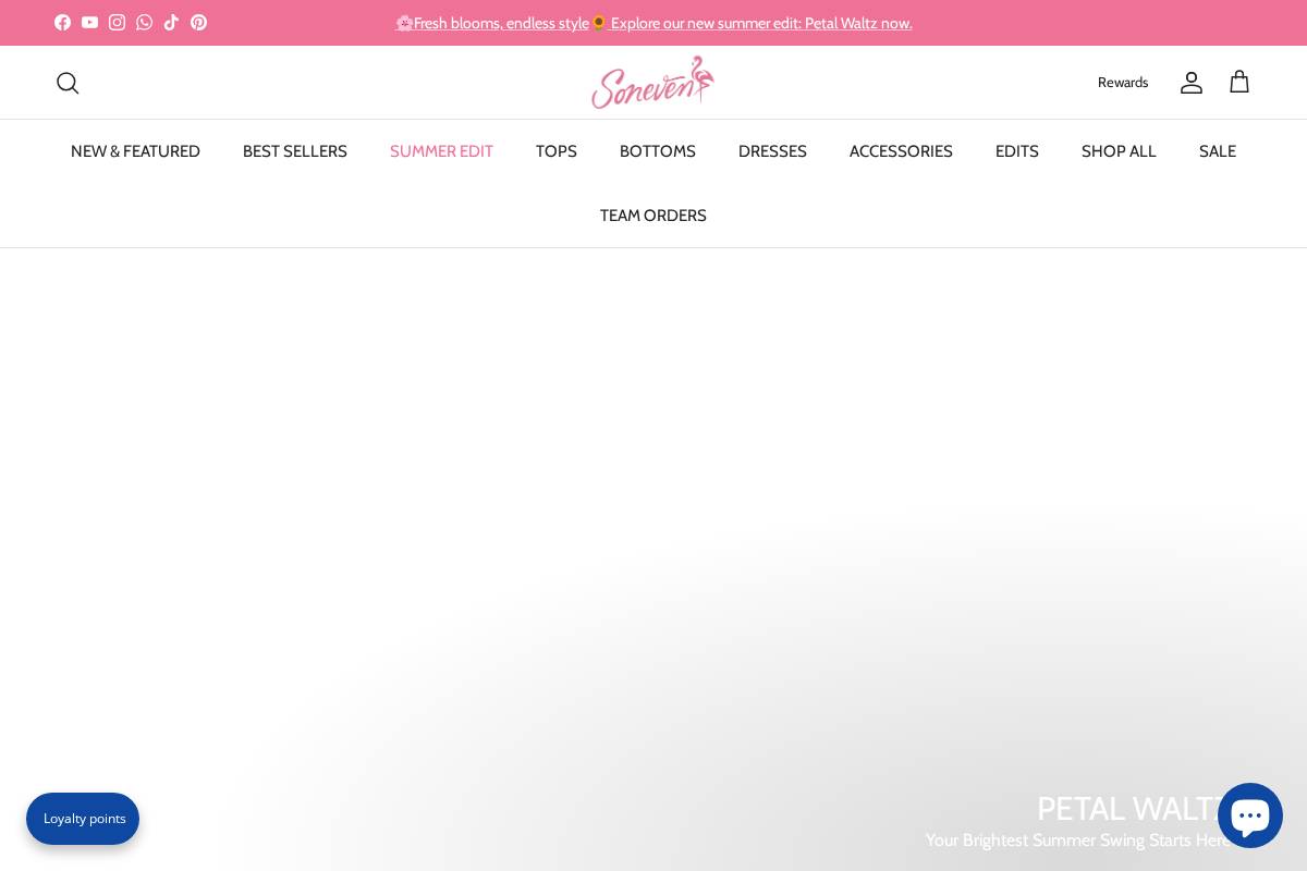 Soneven homepage screenshot