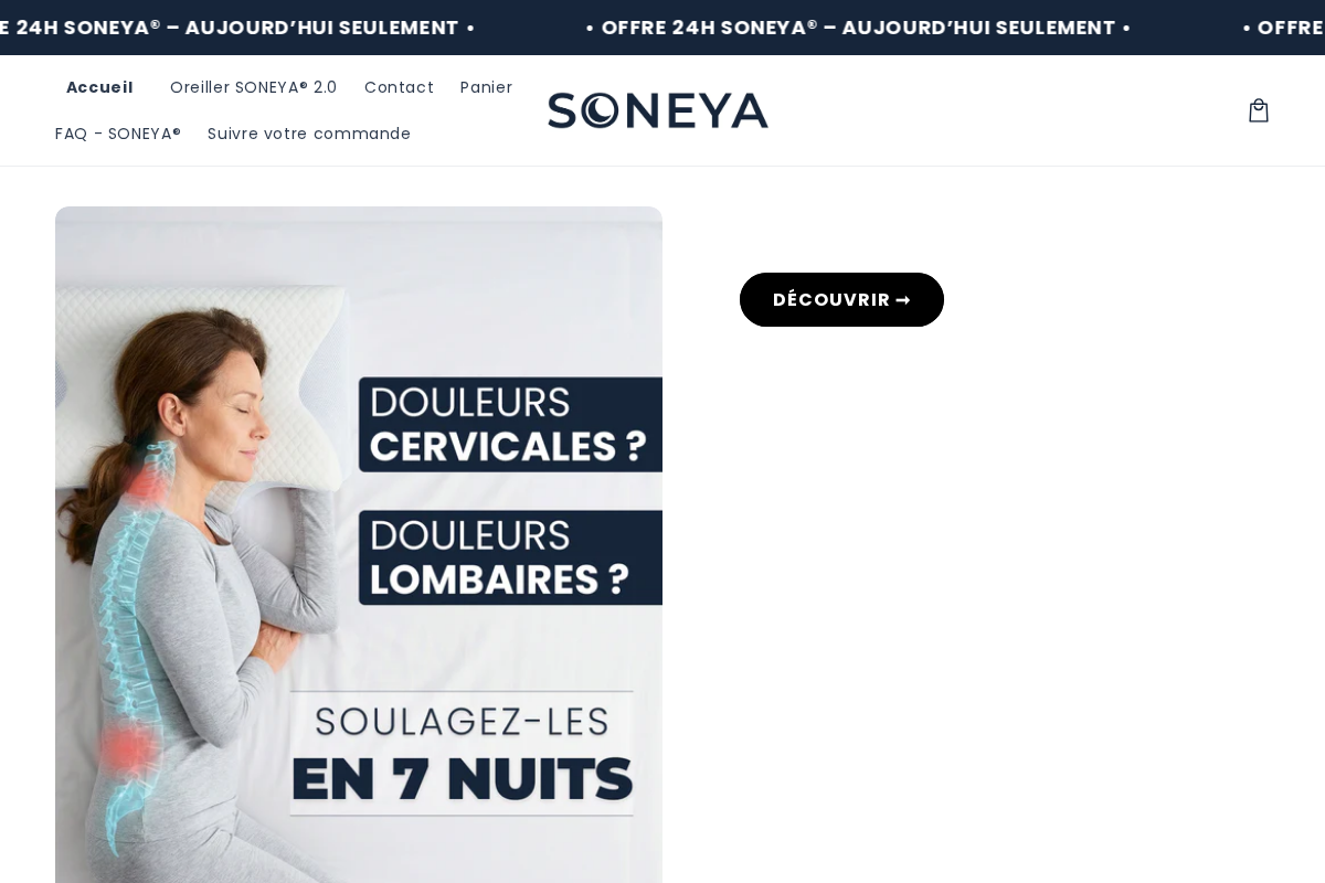 Soneyafrance homepage screenshot