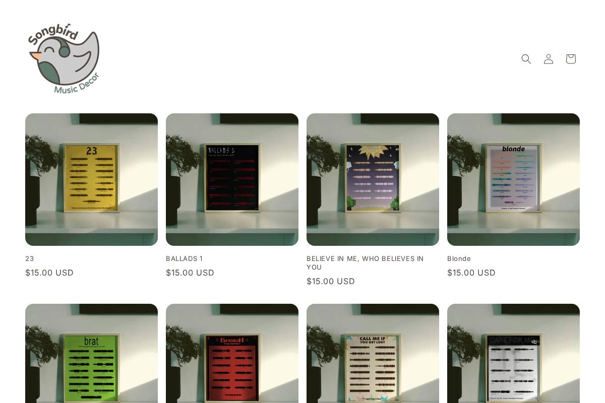 songbirdmd.com homepage screenshot