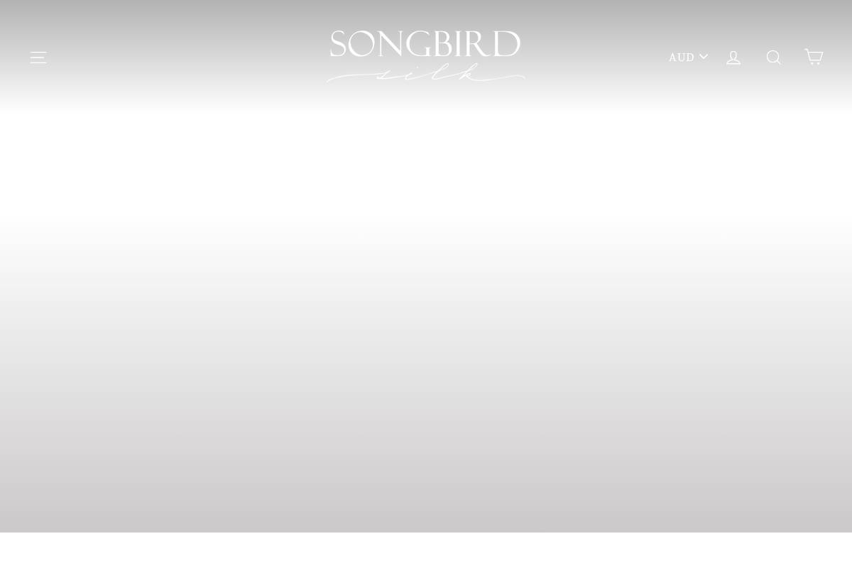 songbirdsilk.com.au homepage screenshot