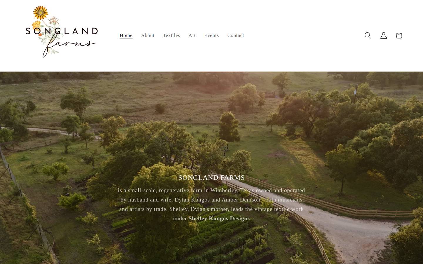 songlandfarms.com homepage screenshot