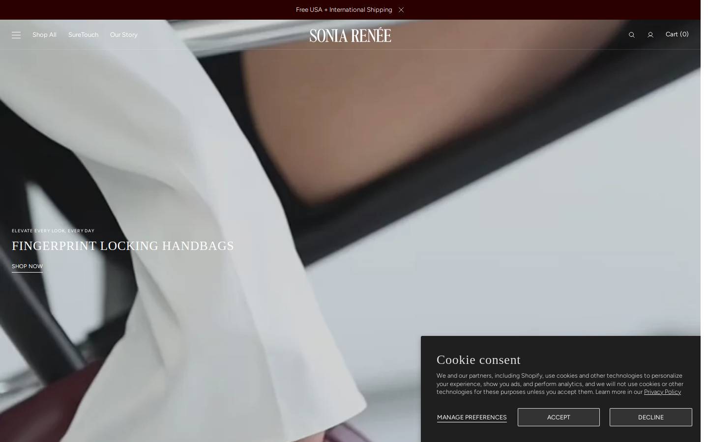 soniarenee.com homepage screenshot