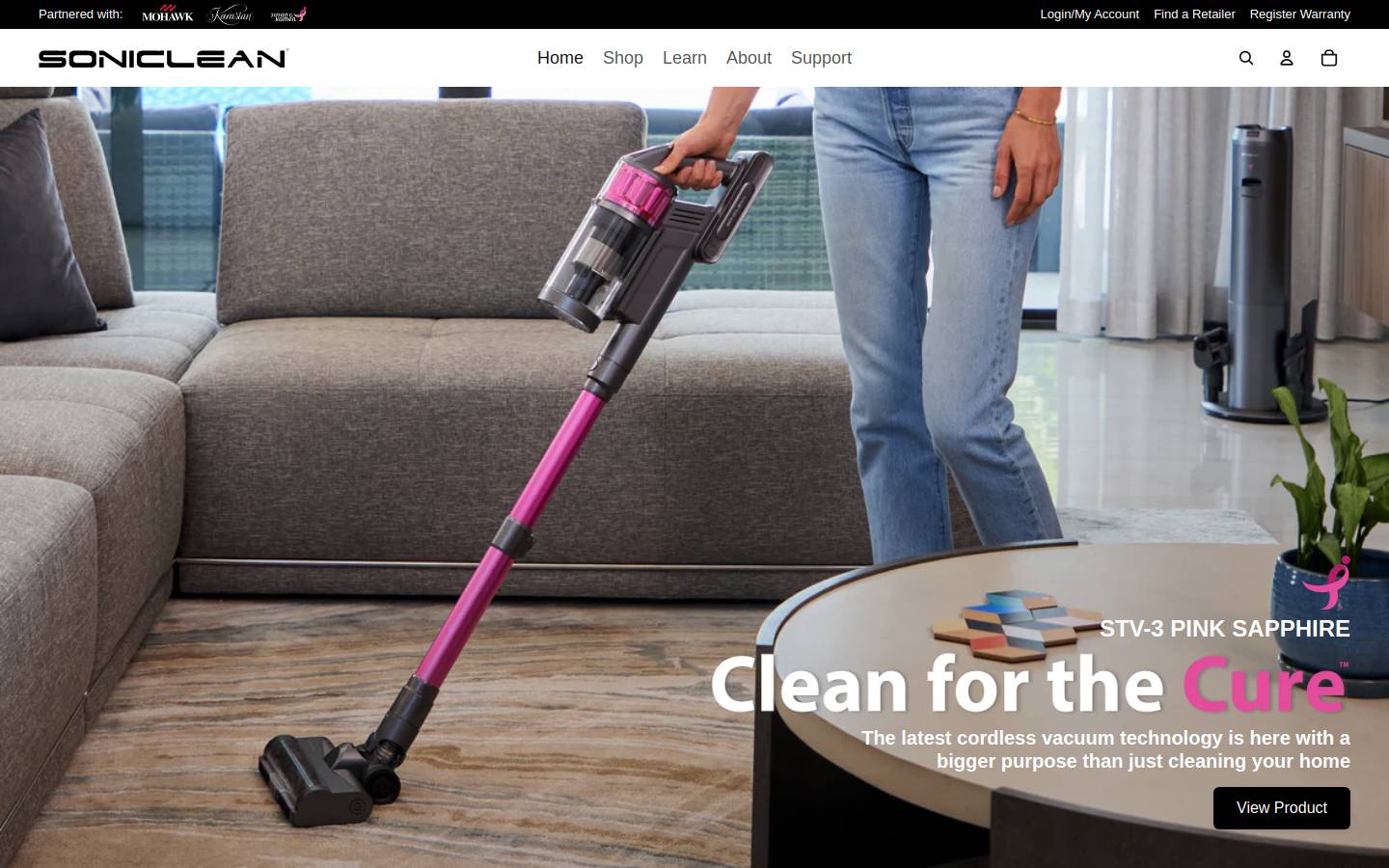 sonicleanusa.com homepage screenshot