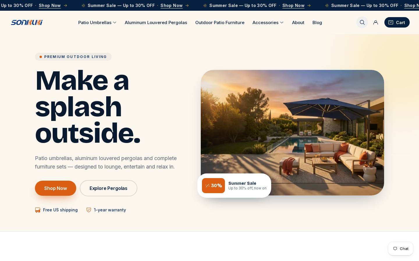 SONKUKI homepage screenshot