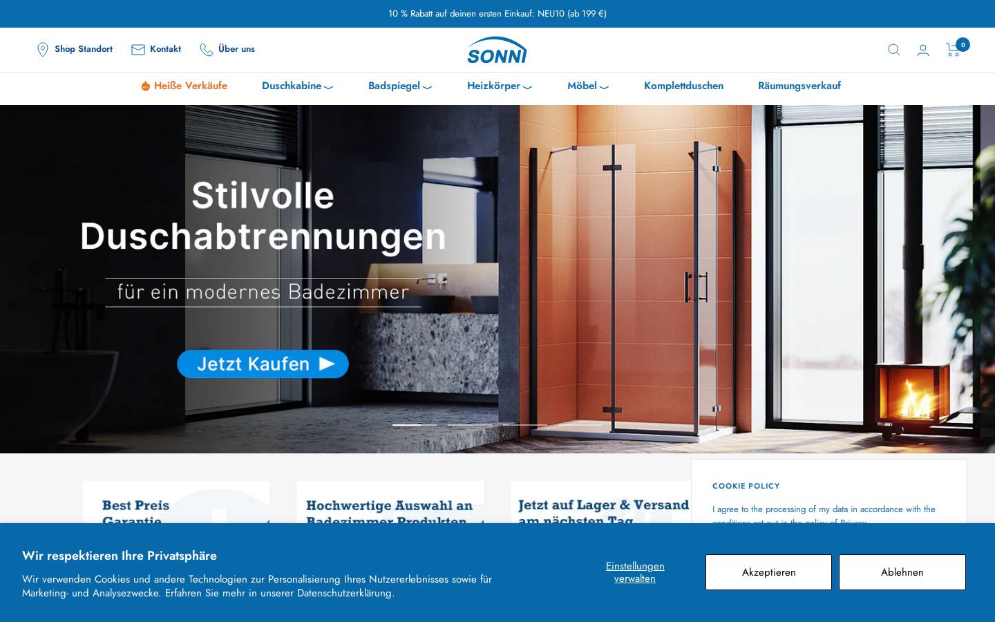 Sonni24 homepage screenshot
