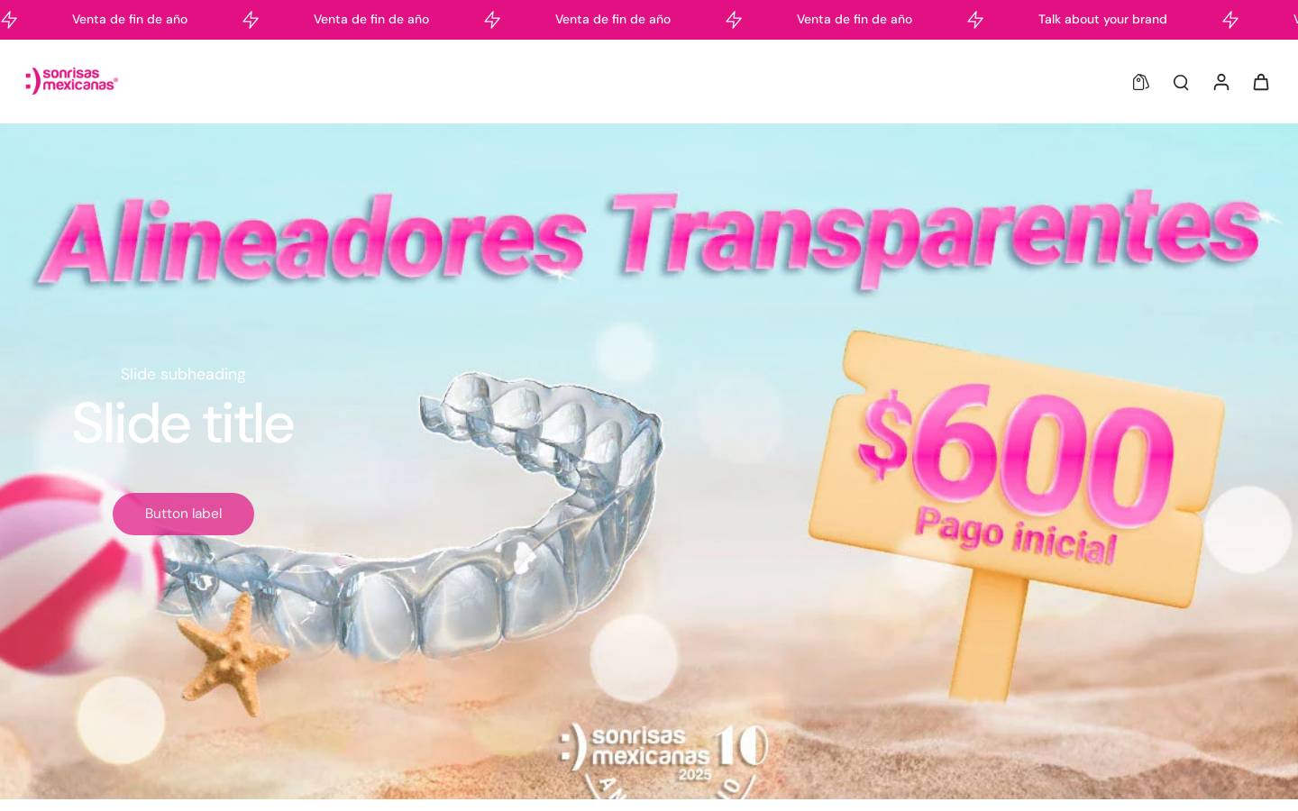 sonrisasmx.shop homepage screenshot