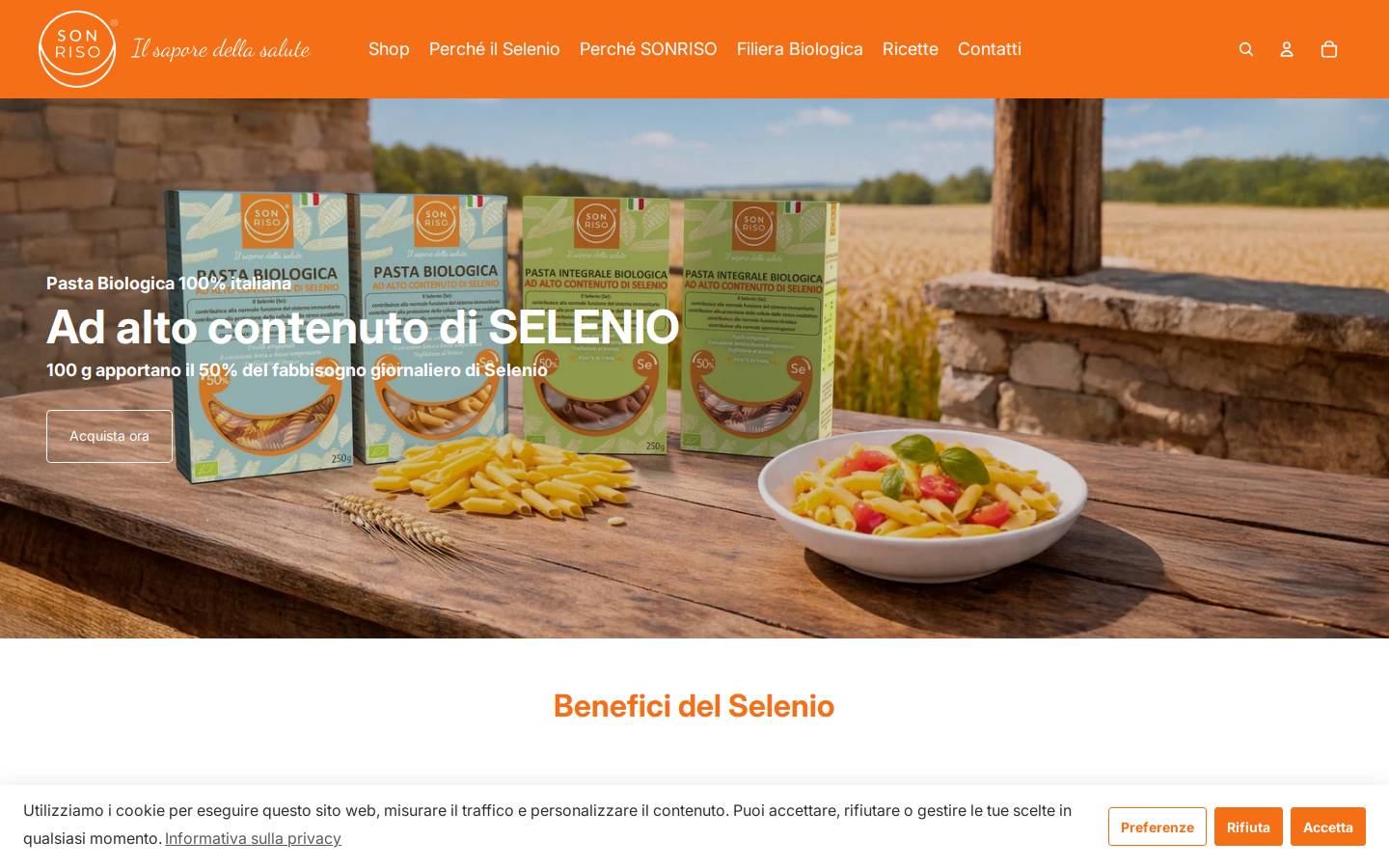 sonriso.it homepage screenshot