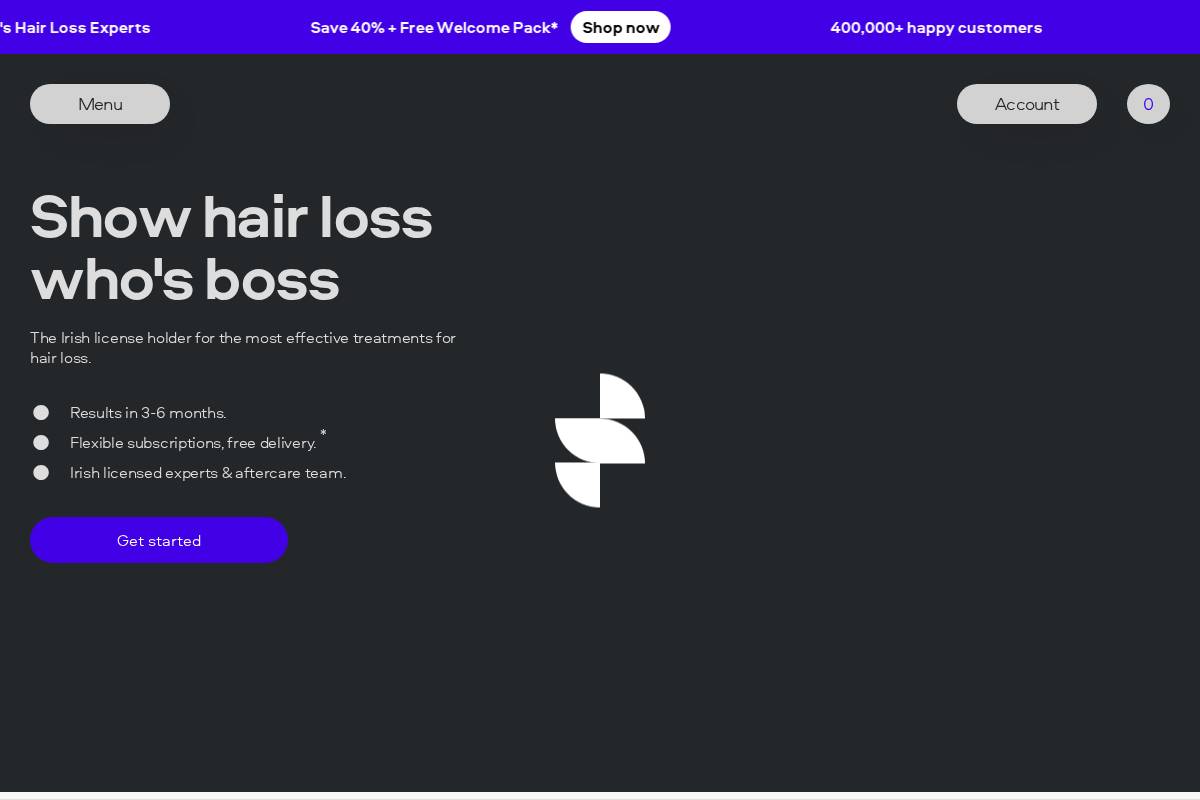 Sons homepage screenshot