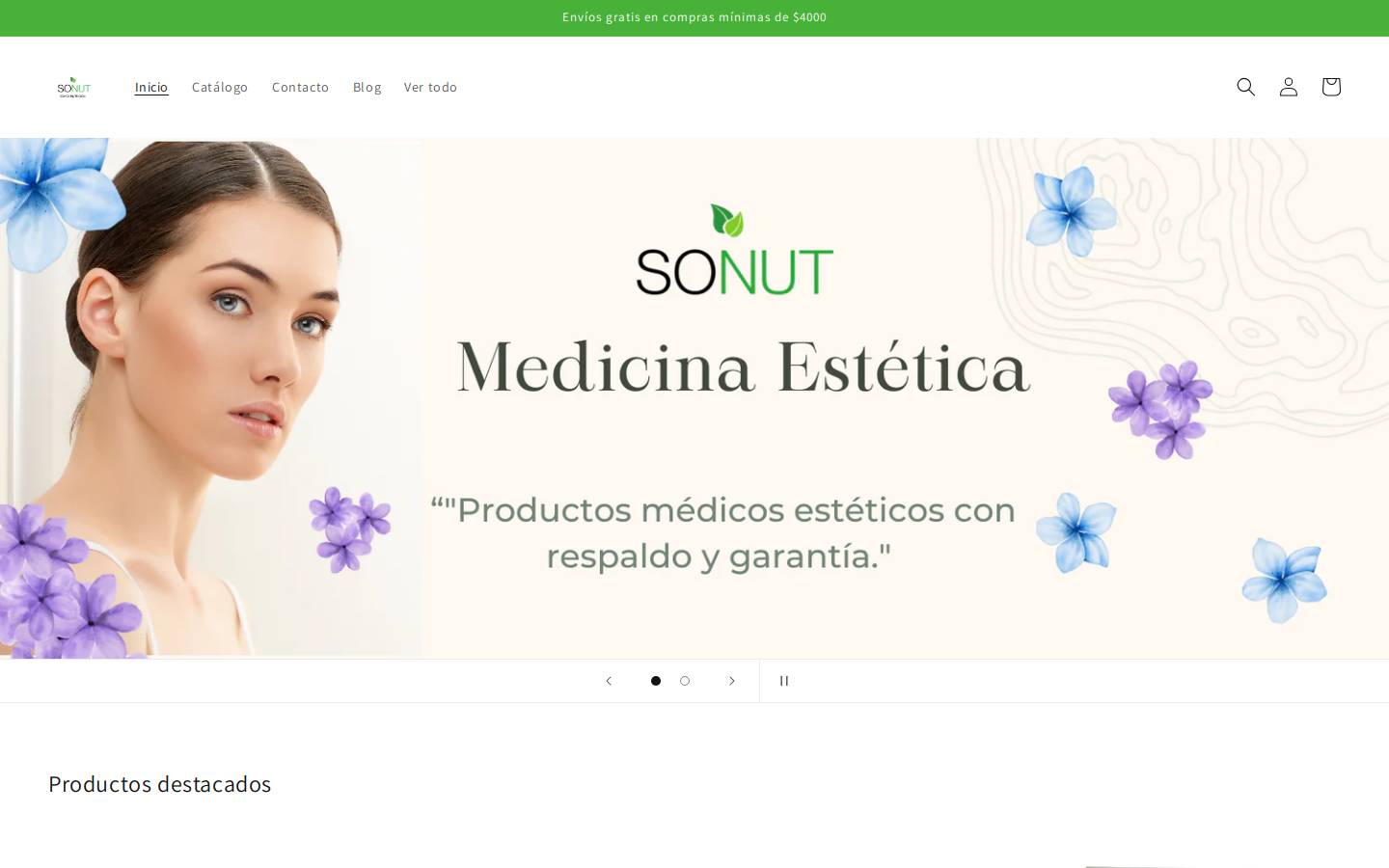 sonut.com.mx homepage screenshot