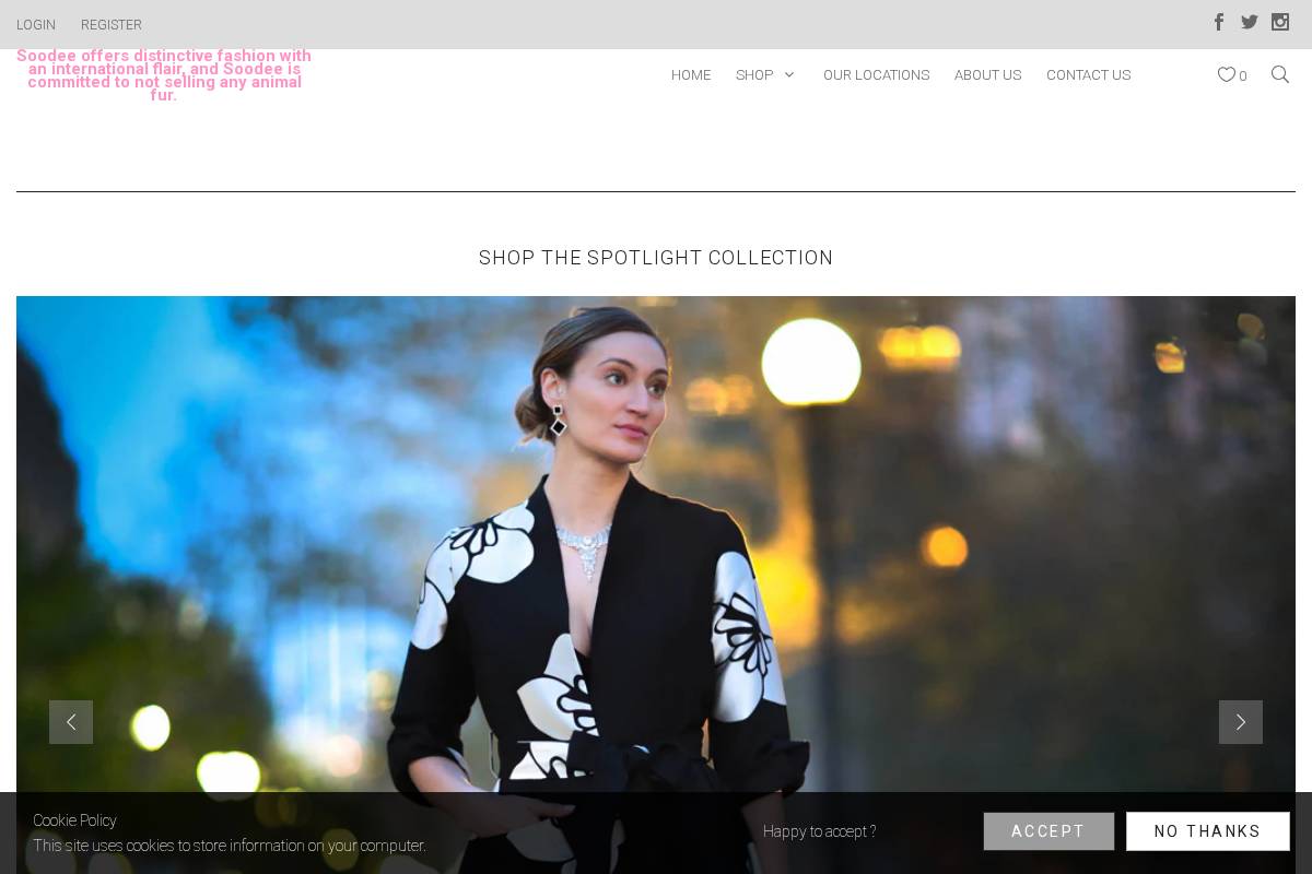 soodee.com homepage screenshot
