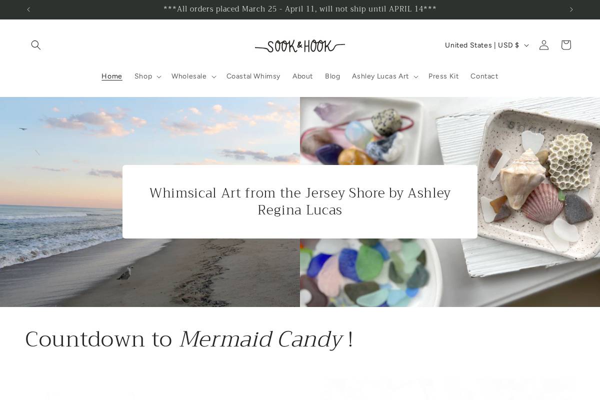 sookandhook.com homepage screenshot