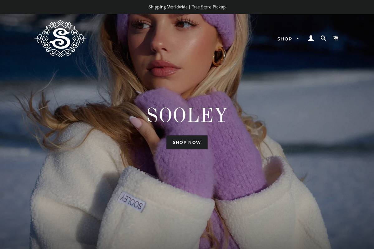 sooleydesigns.com homepage screenshot