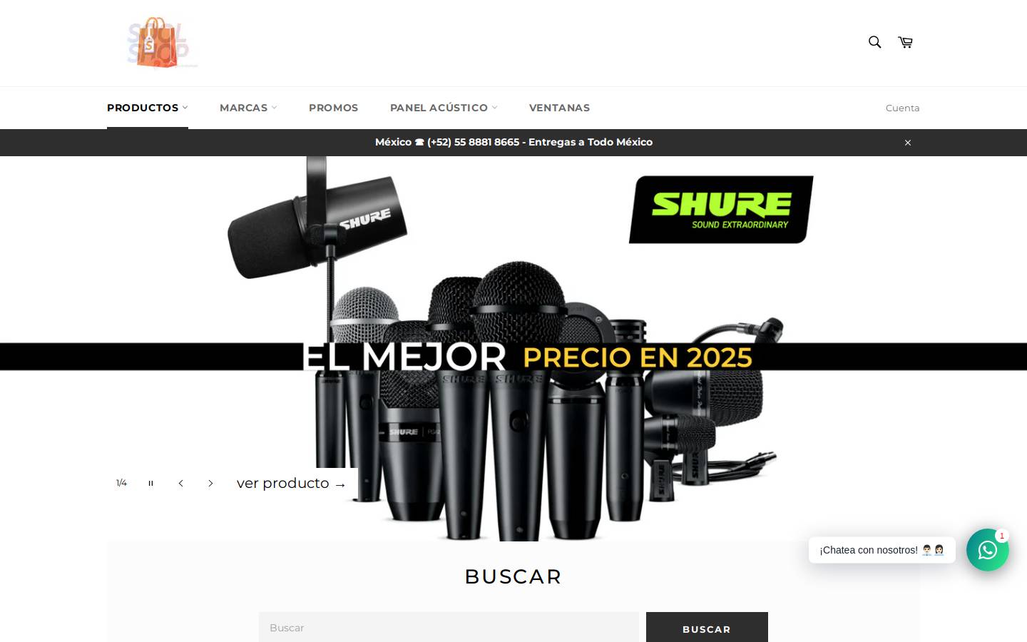 soolshop.mx homepage screenshot