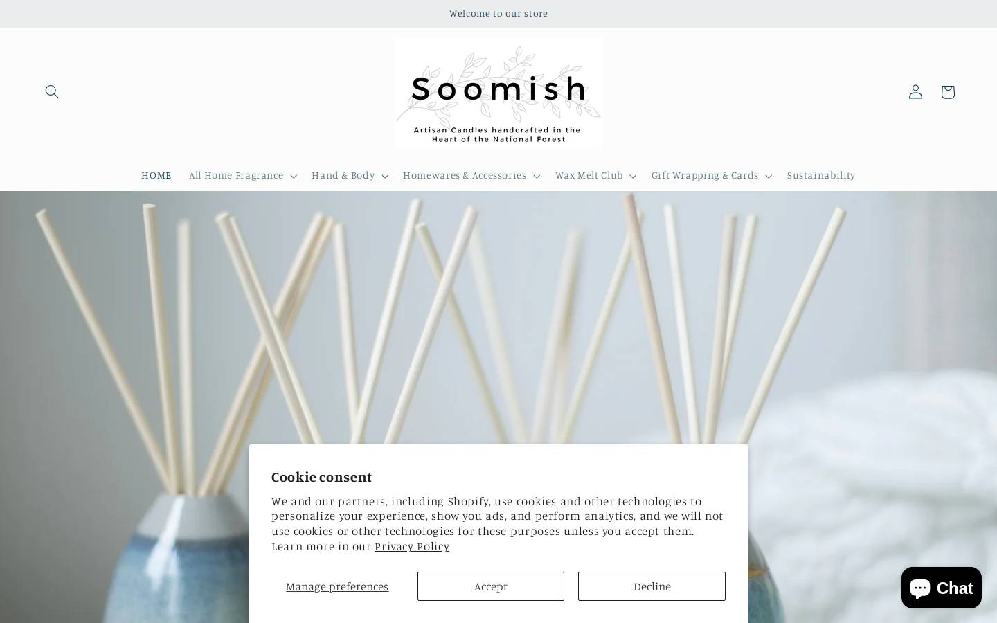 soomish.com homepage screenshot