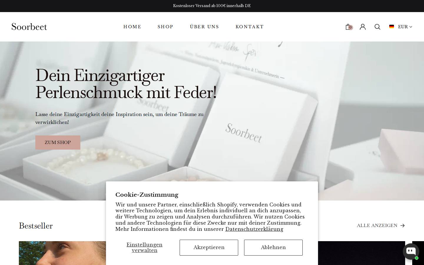 Soorbeet homepage screenshot