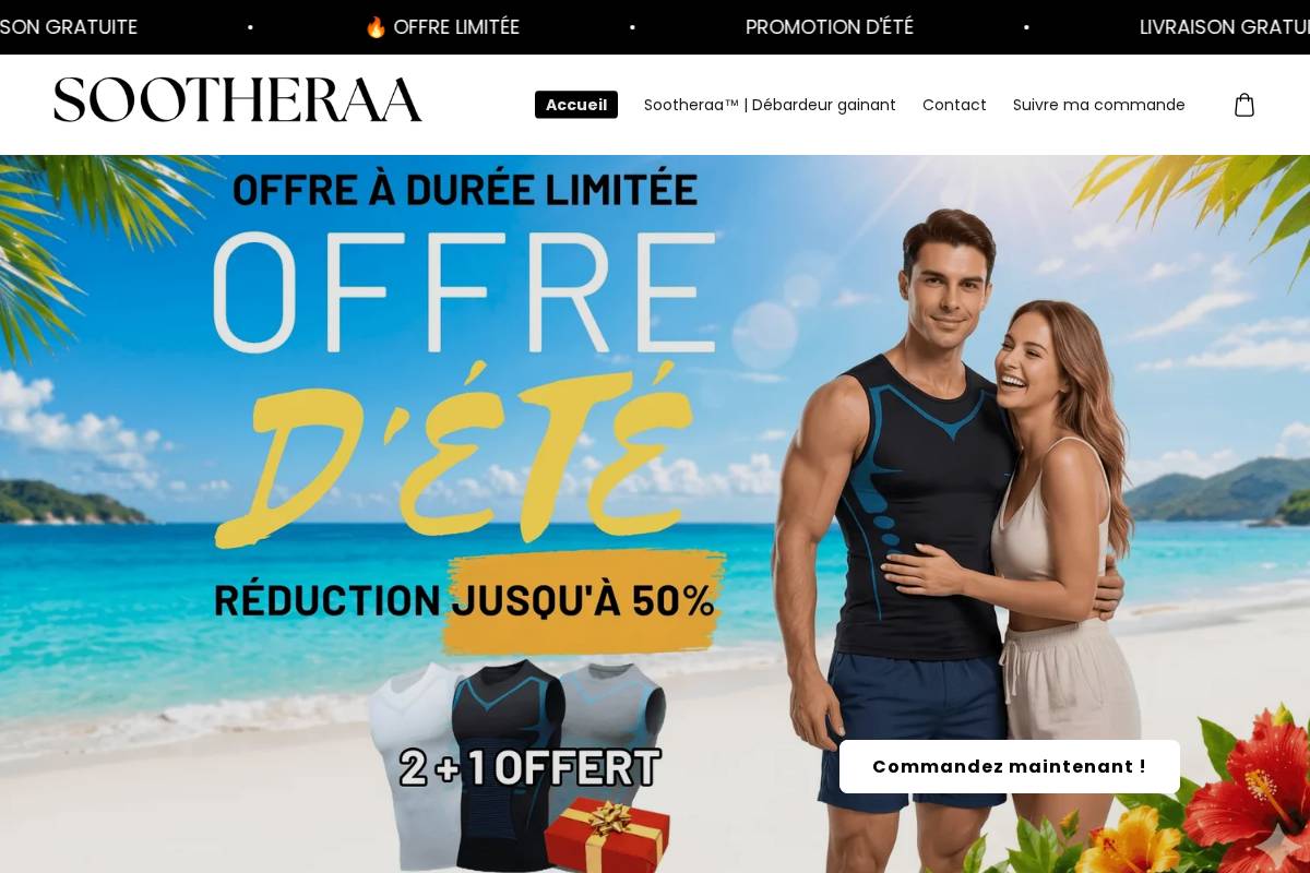 sootheraa.com homepage screenshot