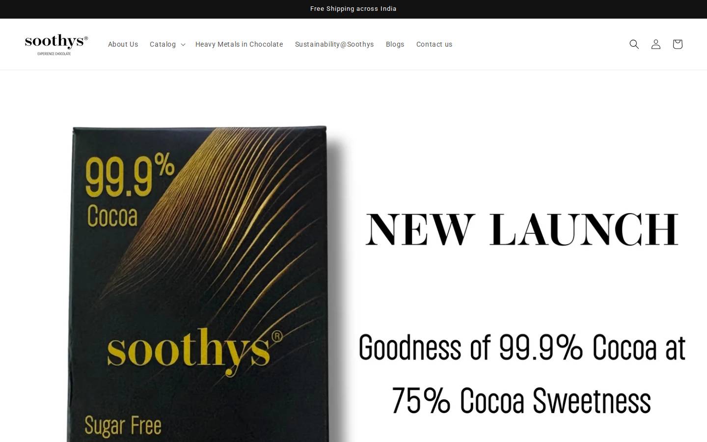 soothys.in homepage screenshot