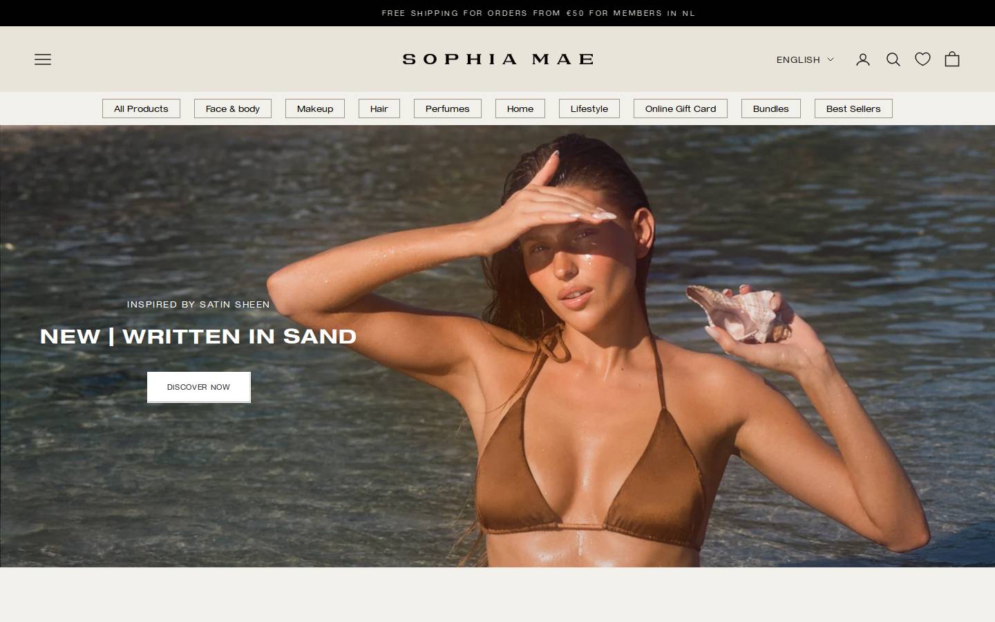 sophie-me.com homepage screenshot