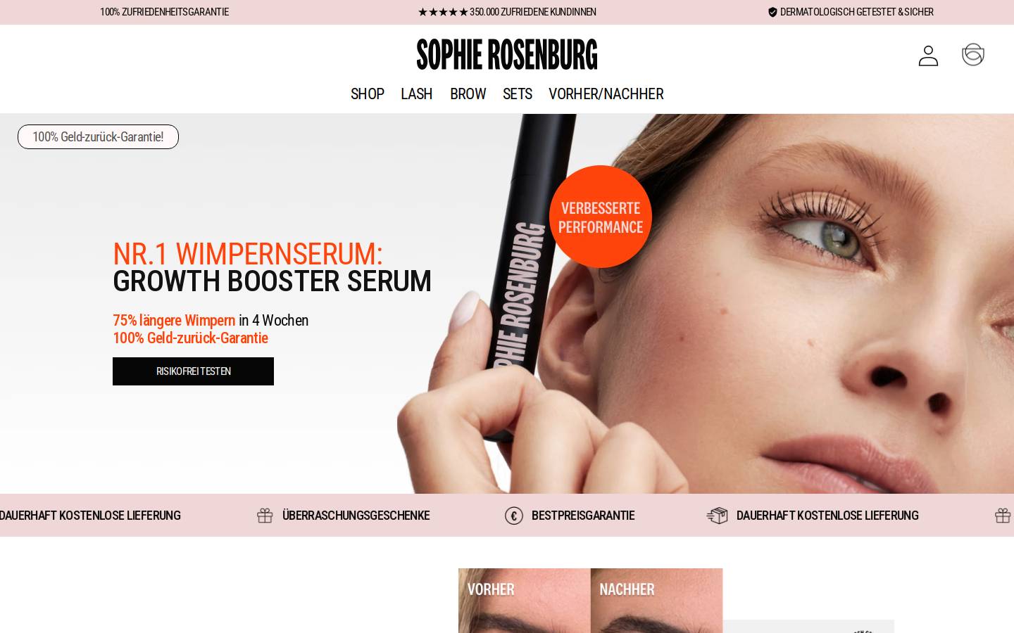 Sophie Rosenburg homepage screenshot