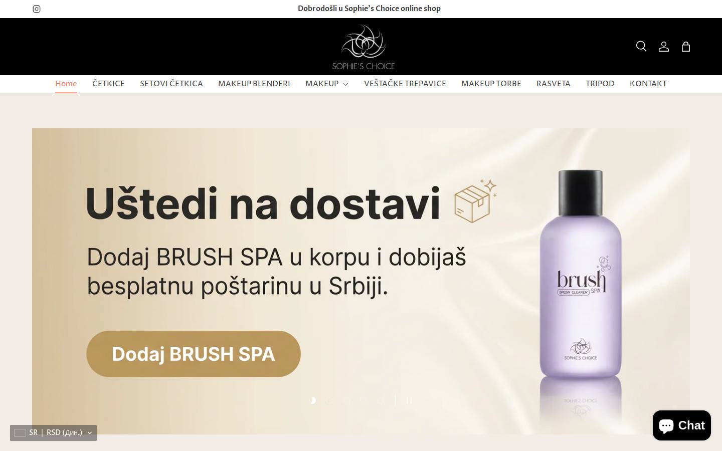 sophieschoice.shop homepage screenshot