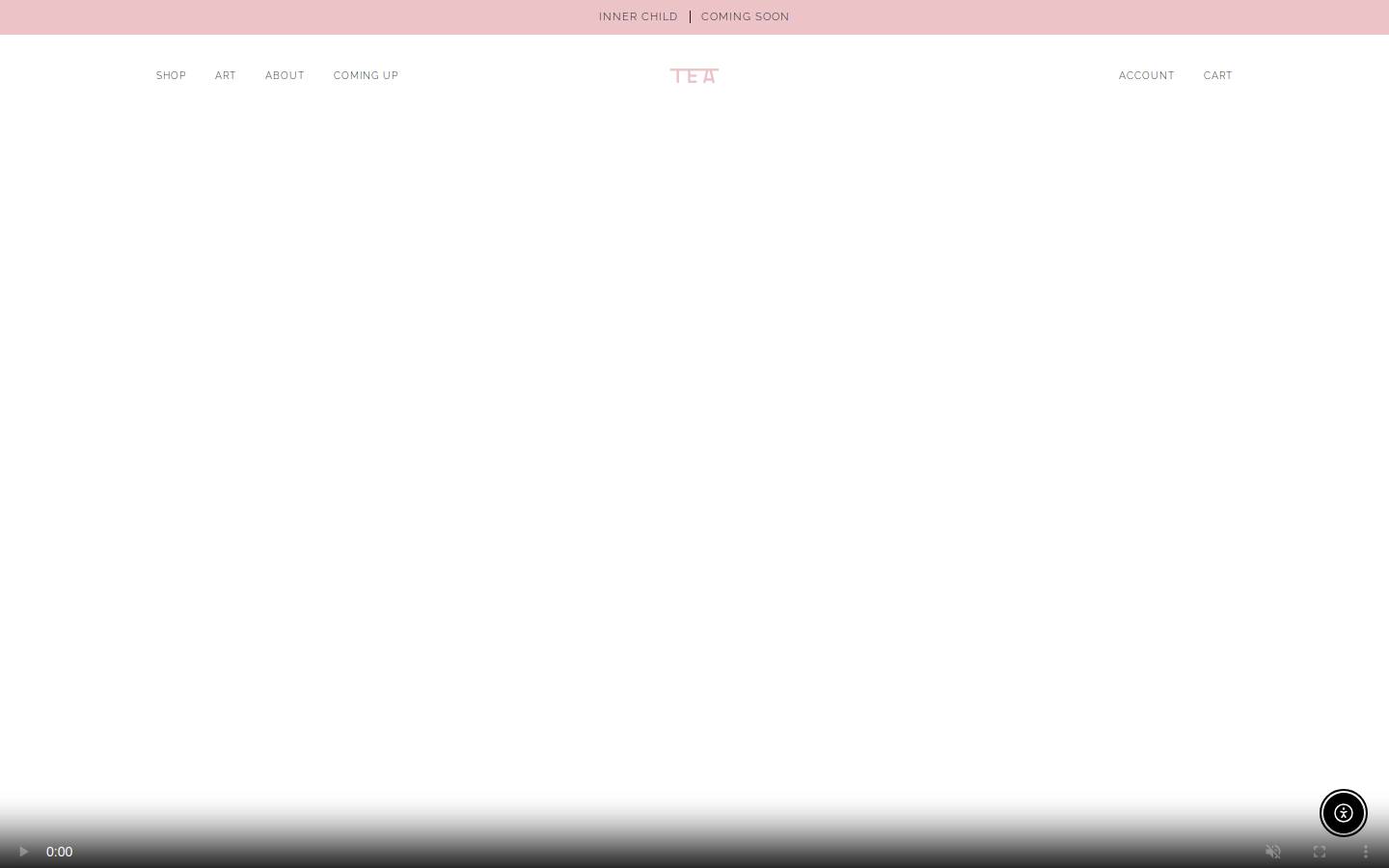 Sophie Tea homepage screenshot