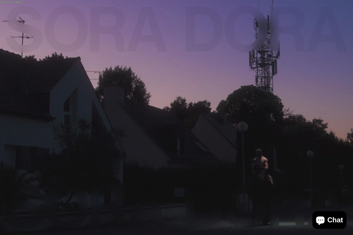 SORADORA homepage screenshot