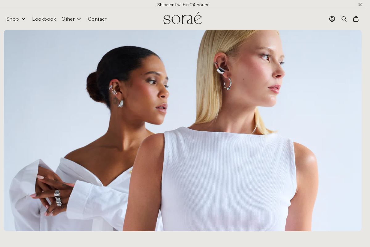 Soraé homepage screenshot