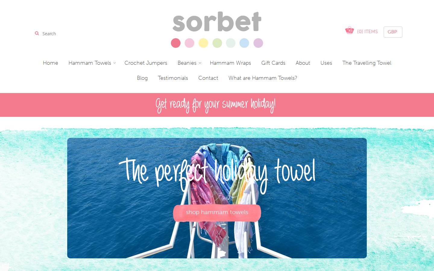 sorbetltd.co.uk homepage screenshot