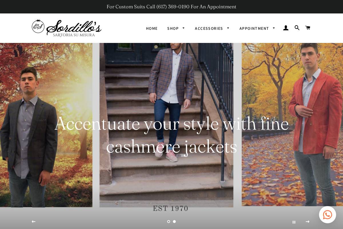 sordillos.com homepage screenshot