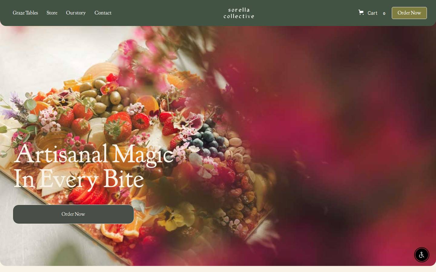 sorellacollective.com homepage screenshot