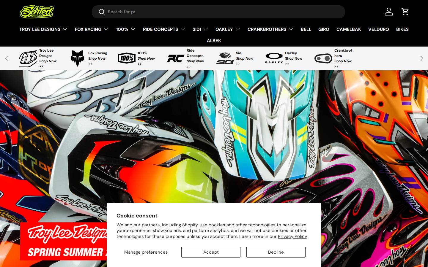 Sorted Sport homepage screenshot