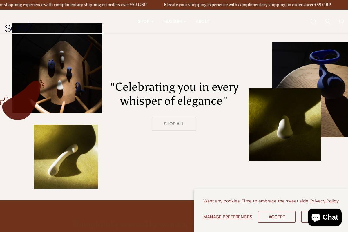 sosecompany.com homepage screenshot