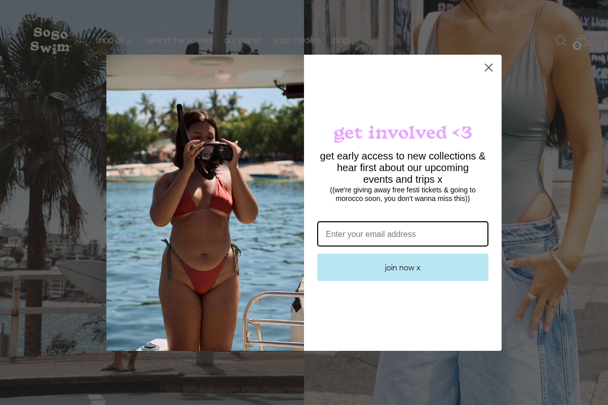 sososwim.com homepage screenshot