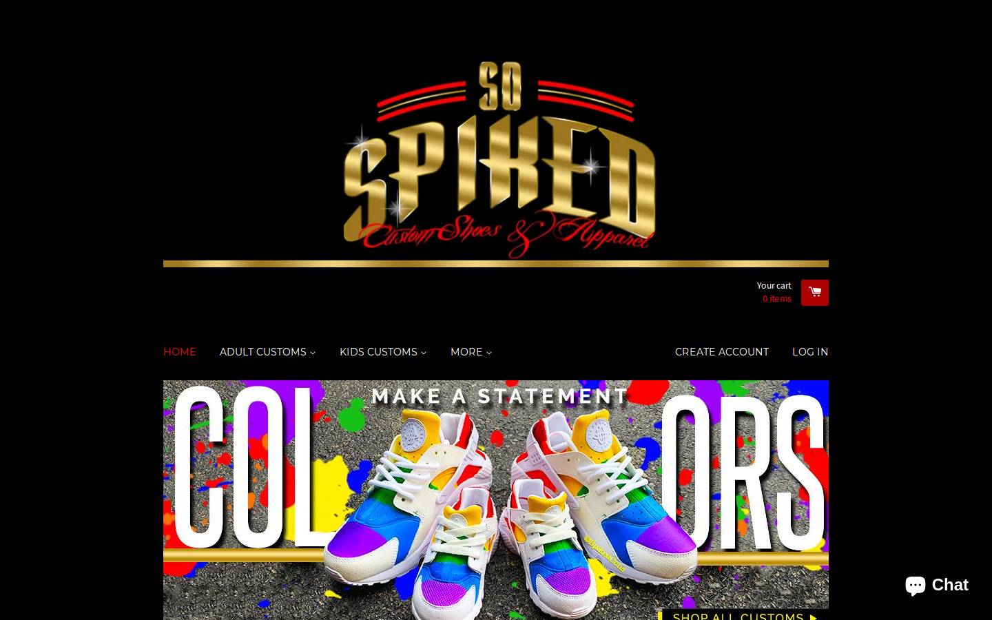 sospiked.com homepage screenshot