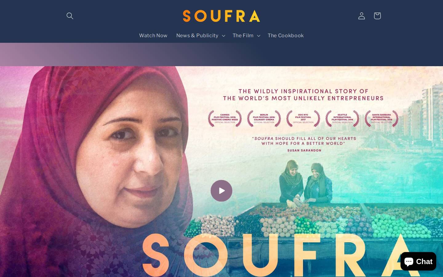 soufracookbook.com homepage screenshot