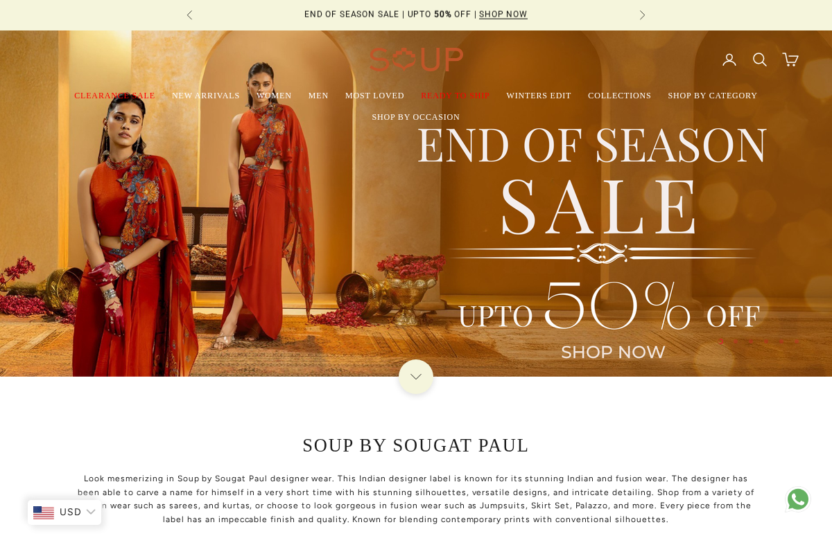 Soup by Sougat Paul homepage screenshot