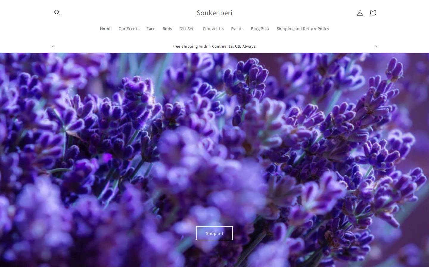 soukenberi-ny.com homepage screenshot