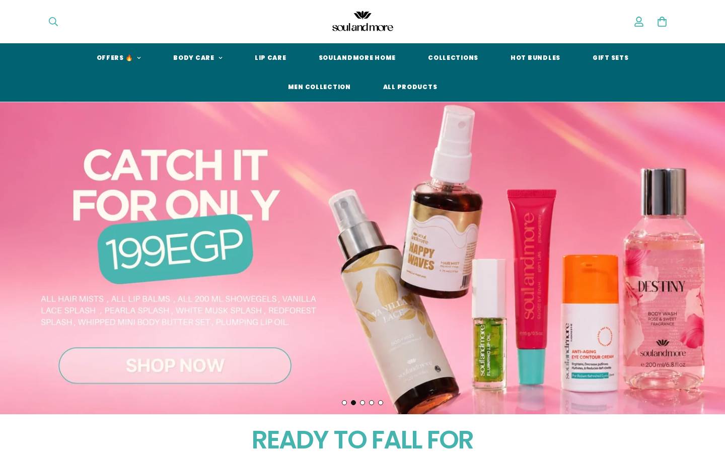 soulandmore.co homepage screenshot