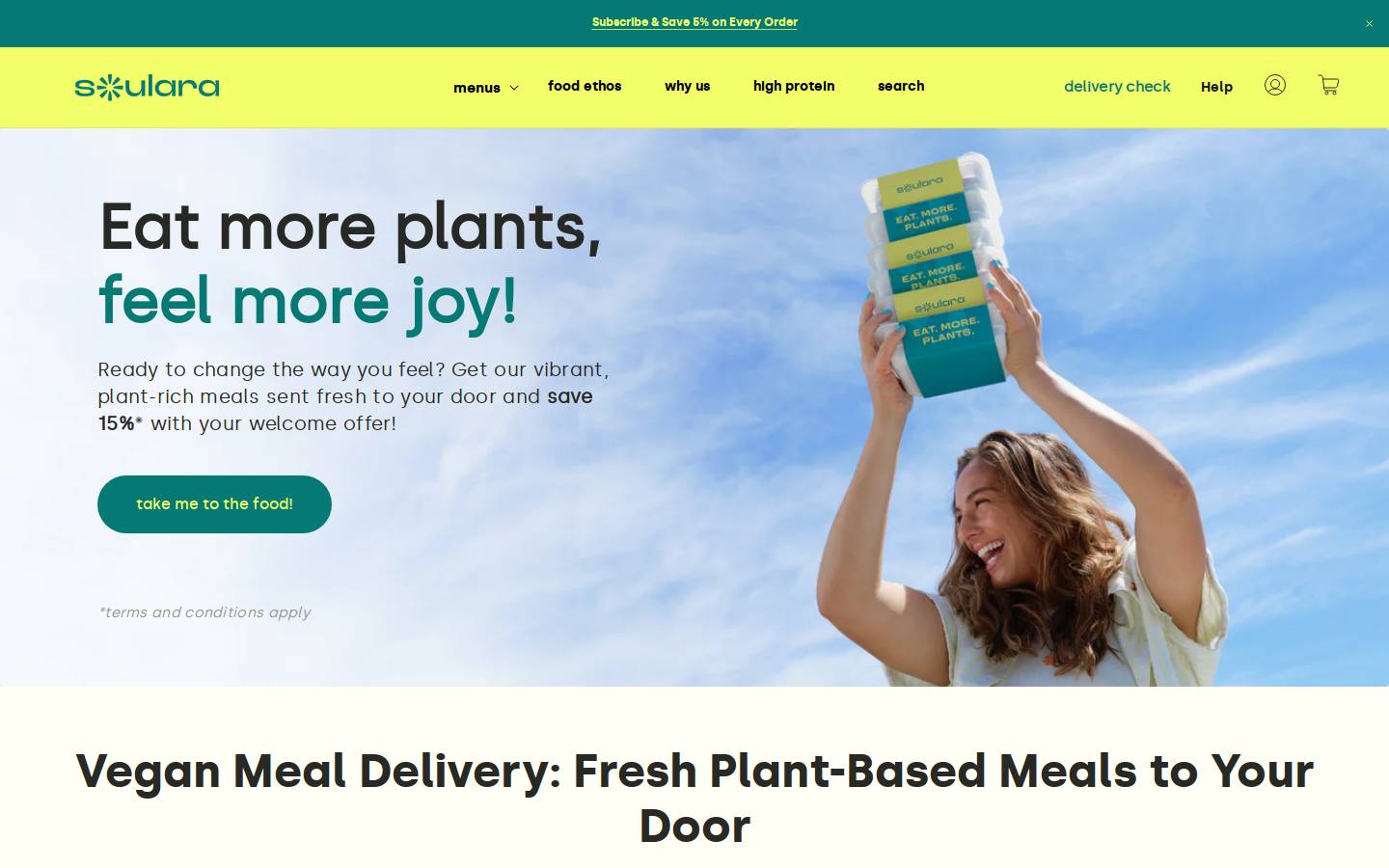 Soulara homepage screenshot