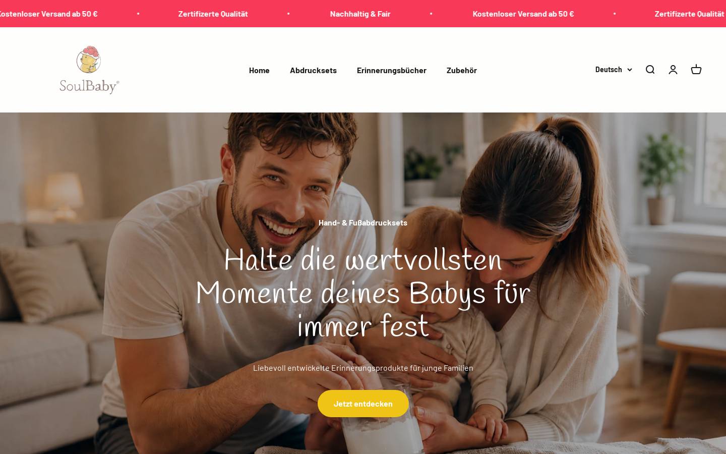 soulbaby.de homepage screenshot