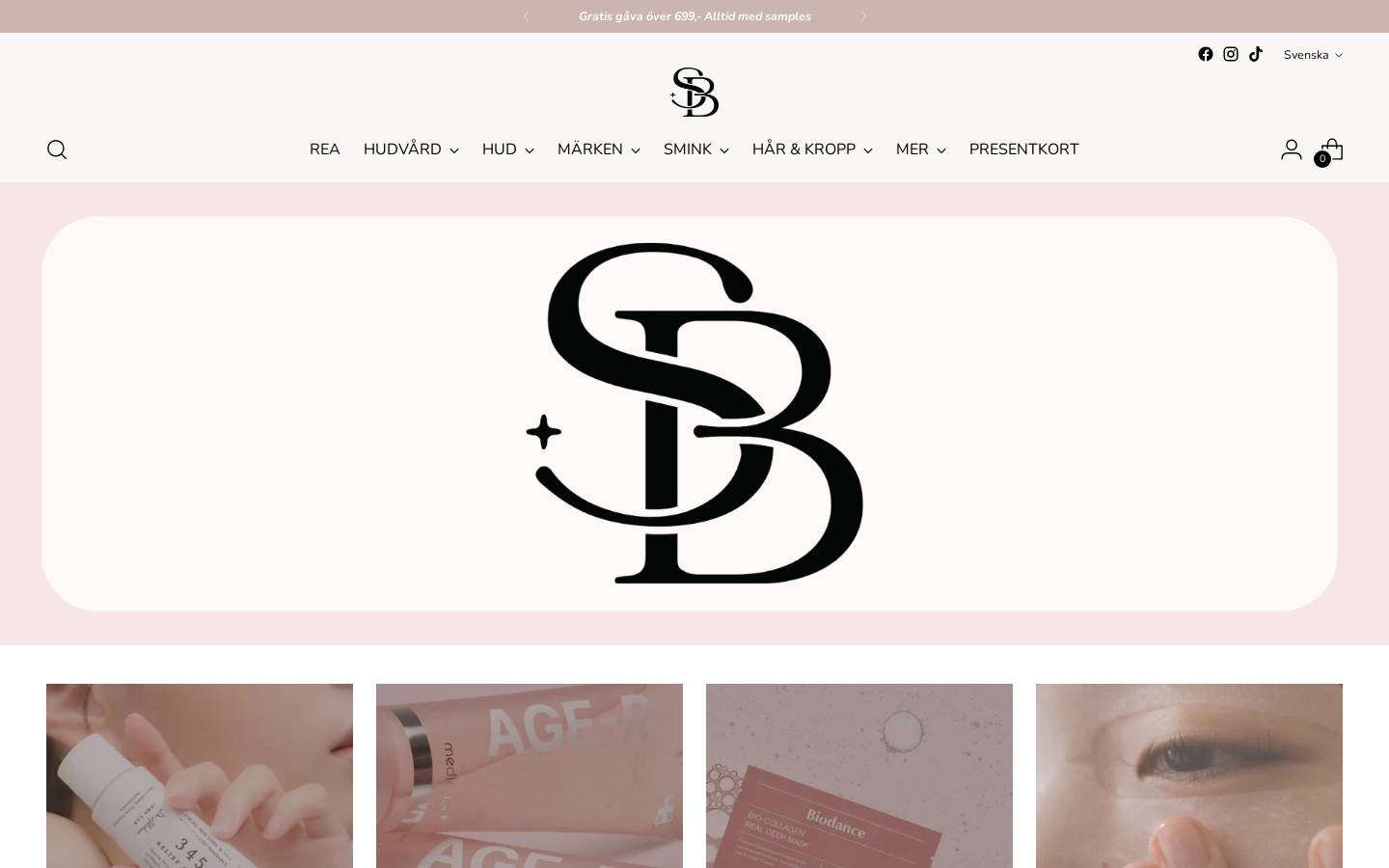 Soulbeauty.se homepage screenshot