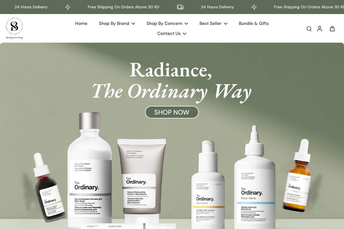 soulbeautyq8.com homepage screenshot