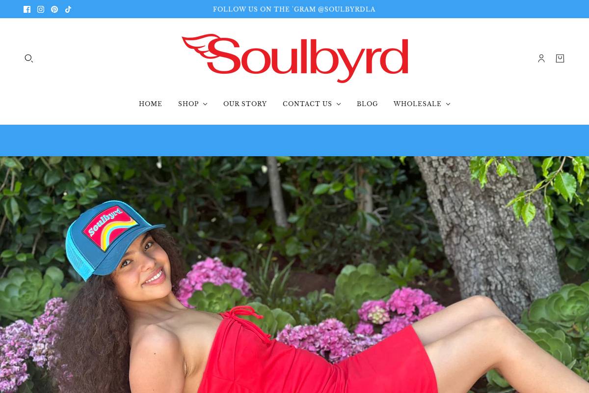 soulbyrdla.com homepage screenshot