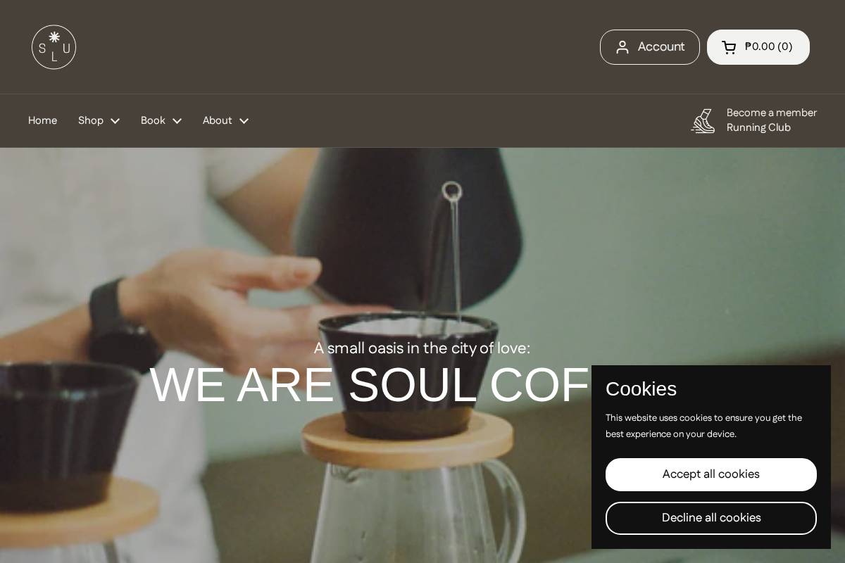 soulcoffeeph.com homepage screenshot