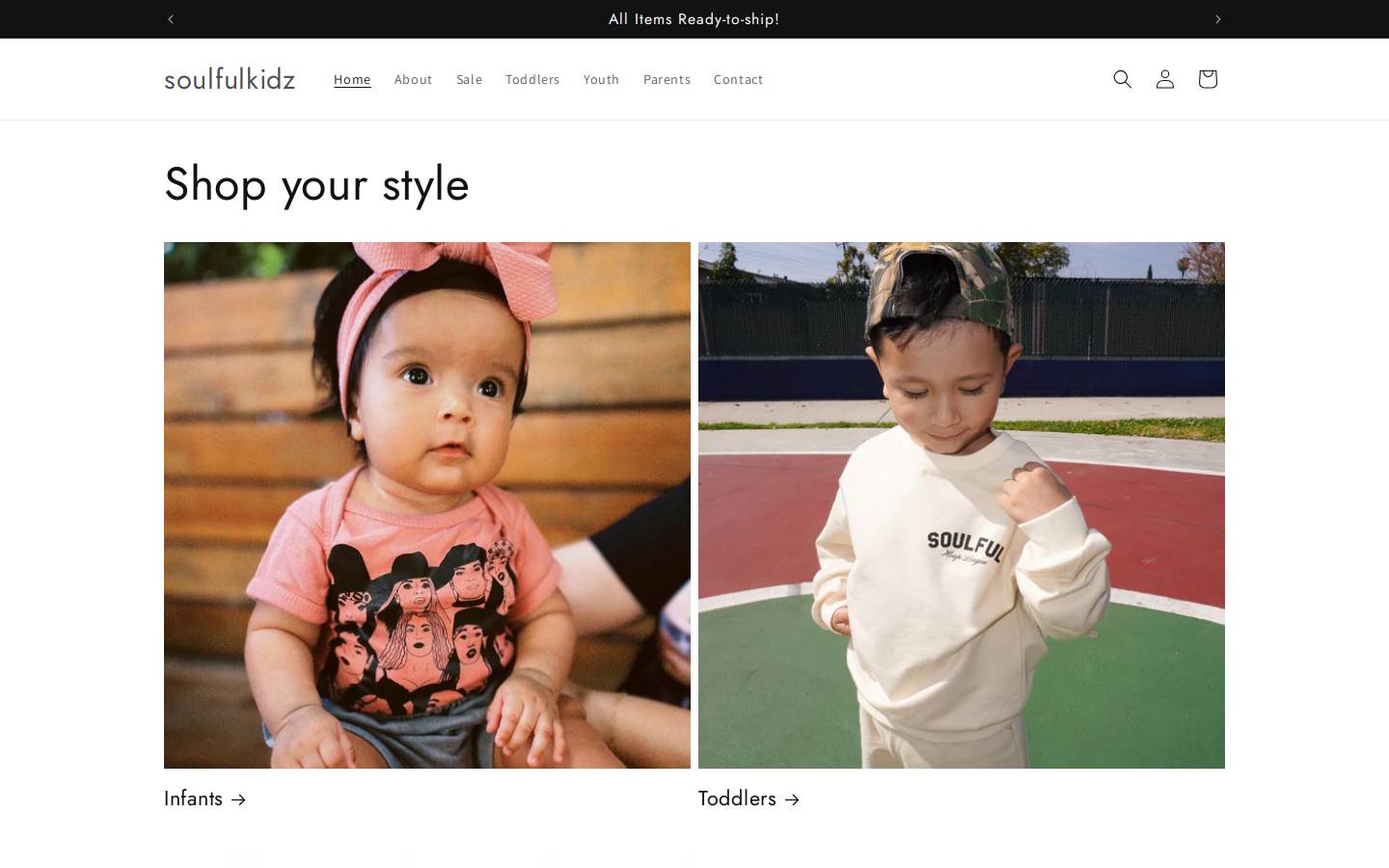 soulfulkidz.com homepage screenshot