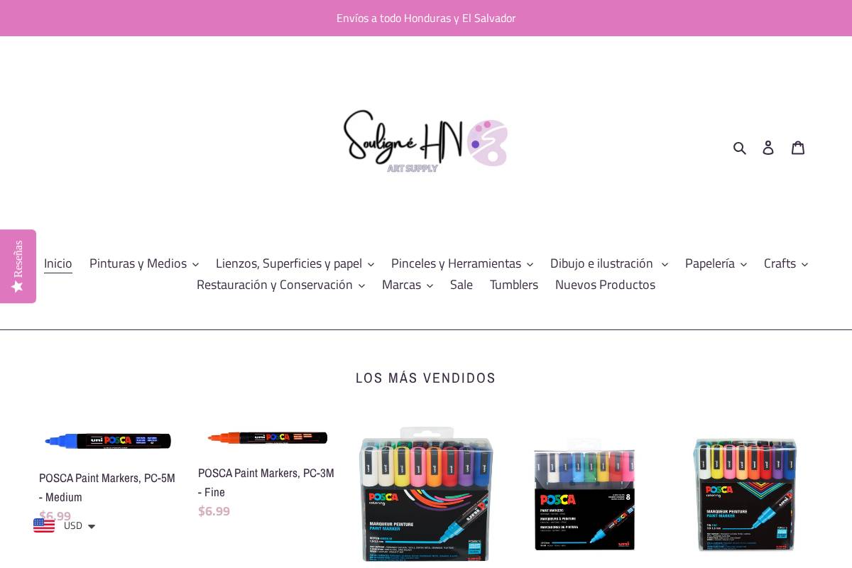 soulignehn.com homepage screenshot