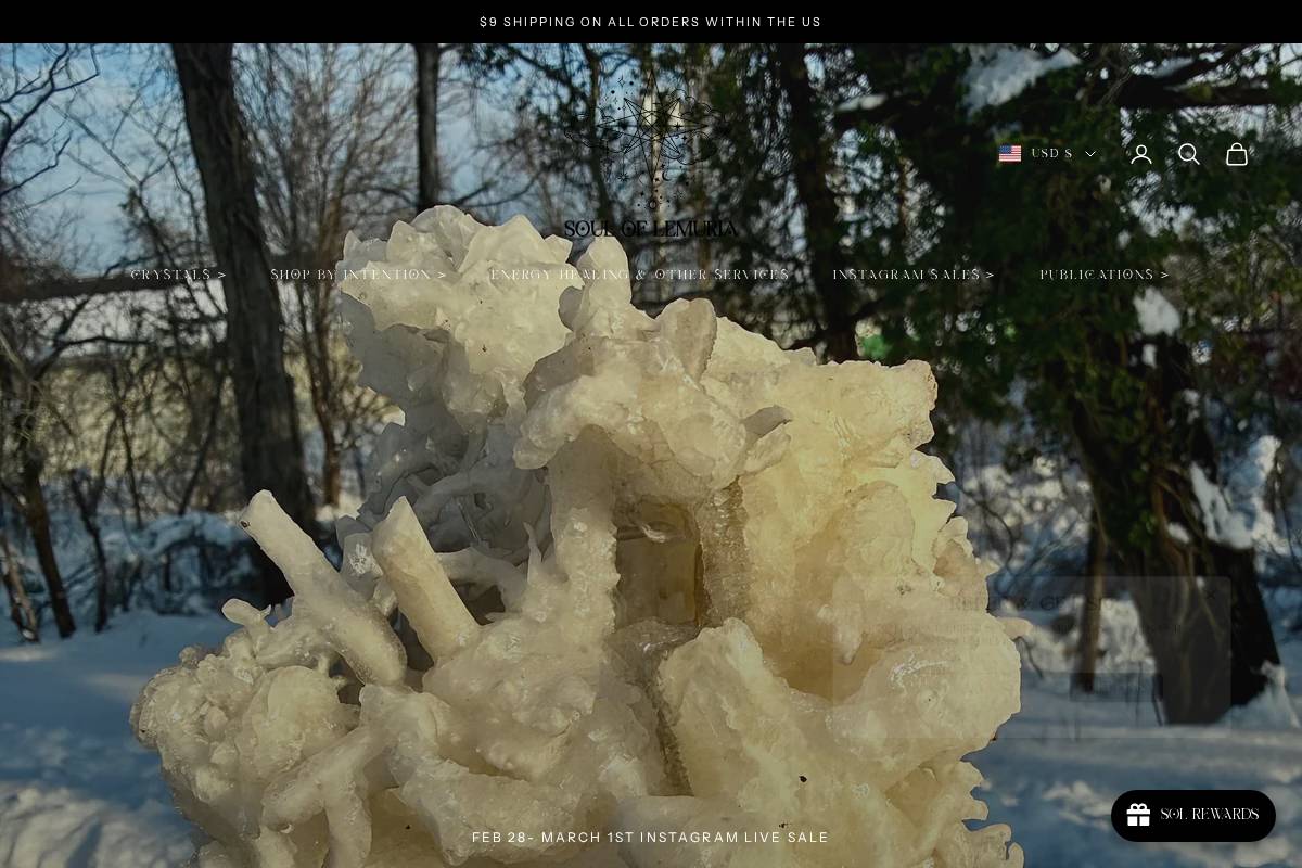 souloflemuria.com homepage screenshot